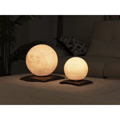 GK068L-WT - LUNA SPIN LAMP / LARGE - 18 CM