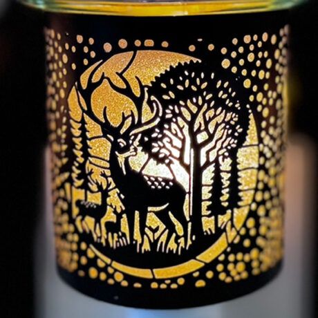 NL252235 - NIGHT LIGHT W/WAX WARMER - BLACK MOOSE