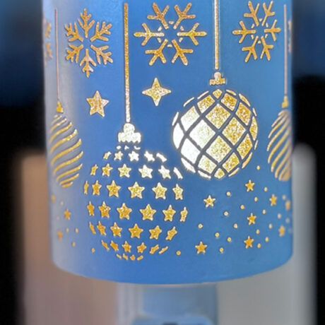 NL252244 - NIGHT LIGHT W/WAX WARMER - WHITE SEASON&#39;S GREETINGS