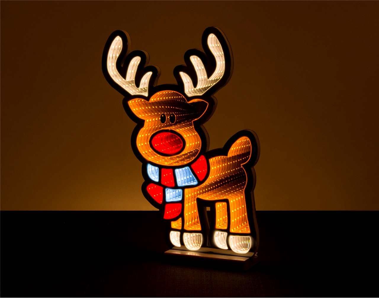 X4288 - INFINITY LIGHT - 16&quot; RUDOLPH W/BASE