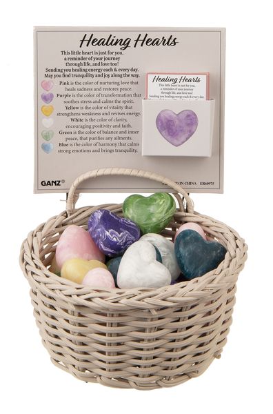 ER60975 - POCKET CHARM / HEALING HEARTS STONE