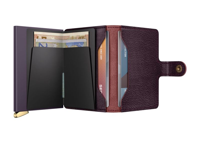 MBc / PREMIUM+ MINIWALLET - BASCO BORDEAUX
