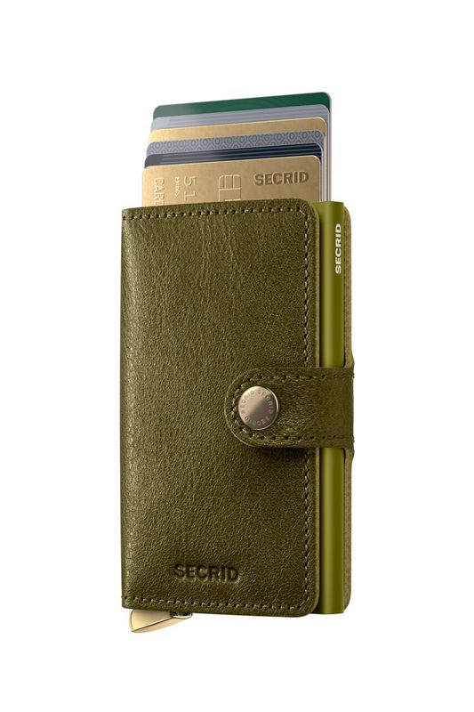 MBc / PREMIUM+ MINIWALLET - BASCO OLIVE