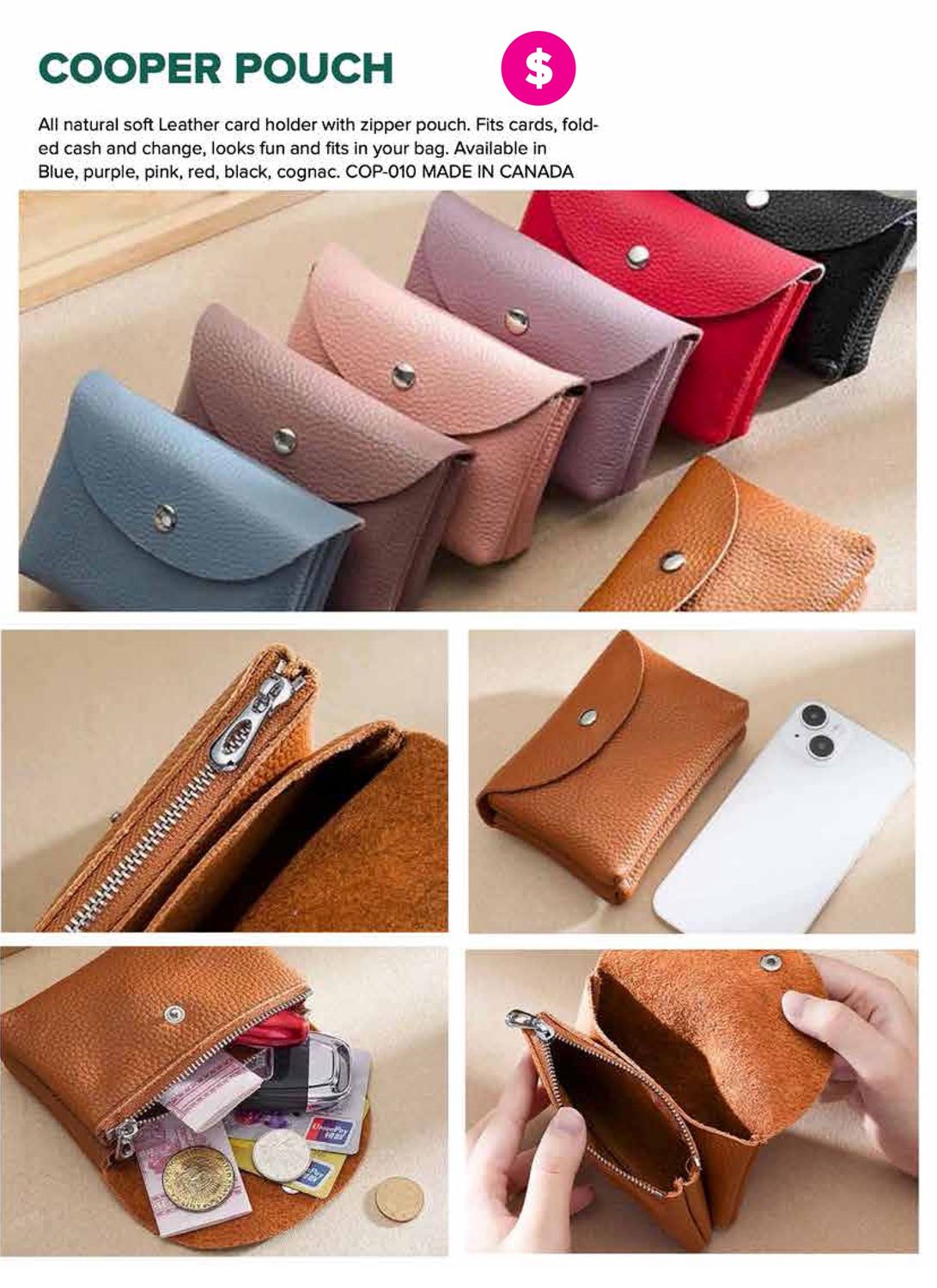 COP010-RED - COOPER POUCH