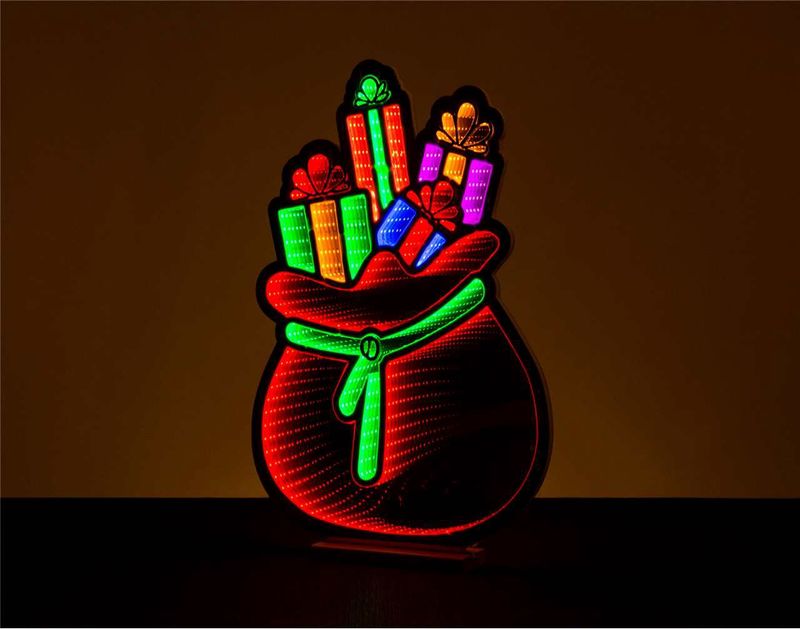 X4293 - INFINITY LIGHT - 23.5&quot; GIFT BAG WITH PRESENTS