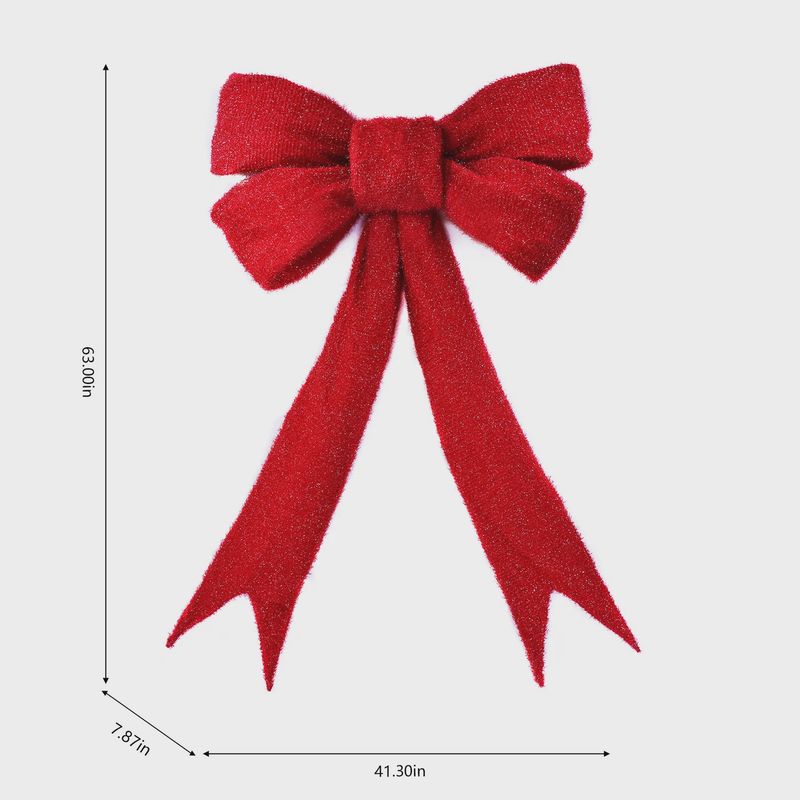 39054-S - INDOOR/OUTDOOR RED BOW / 30" H