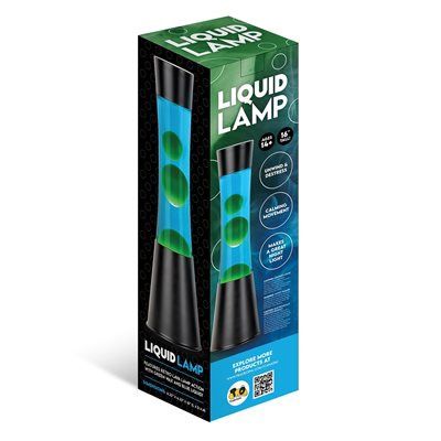 TR20096 - LIQUID LAVA LAMP - GREEN - 14"