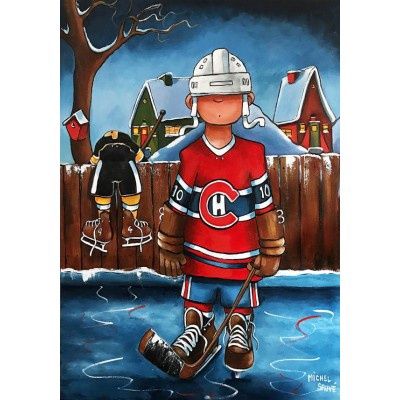 10241 - GARDEN FLAG - YOUNG HOCKEY PLAYER