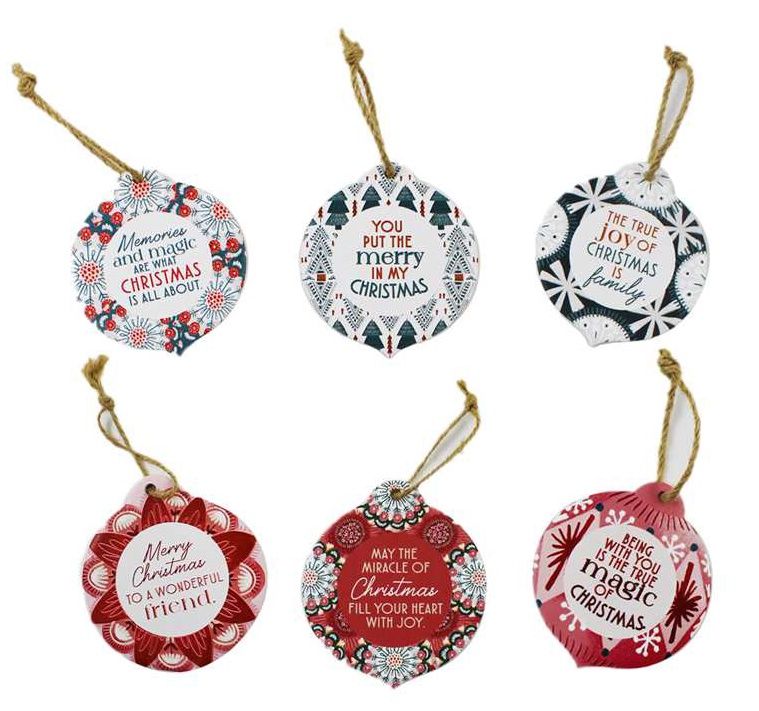 CH24K5758 - CERAMIC KEEPSAKE ORNAMENT / YOU PUT THE MERRY