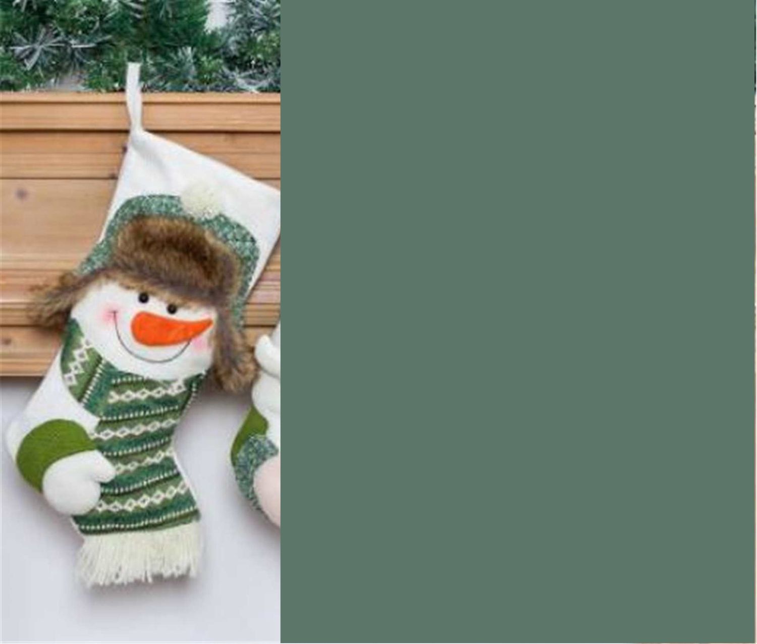 MEL255S - CHRISTMAS STOCKINGS, DESIGN: SNOWMAN