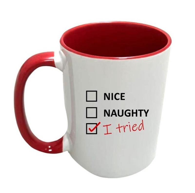 57913 - MUG - NICE / NAUGHTY / I TRIED