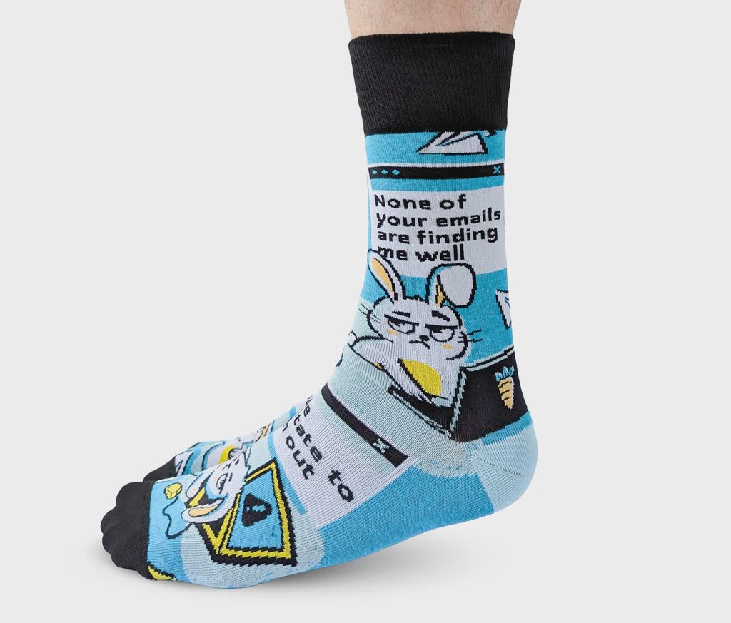 0601 - MEN&#39;S SOCKS - INBOX BUNNY
