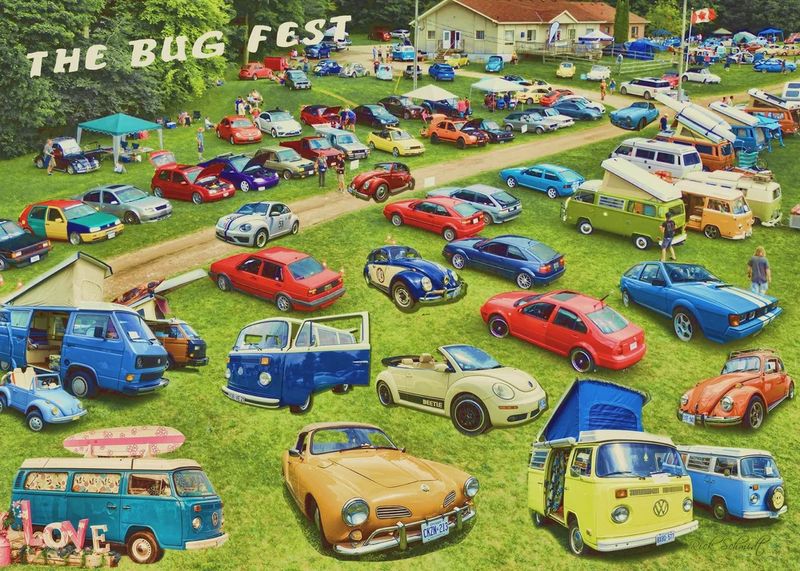 1000 PC - 479 - PUZZLE - BUG FEST