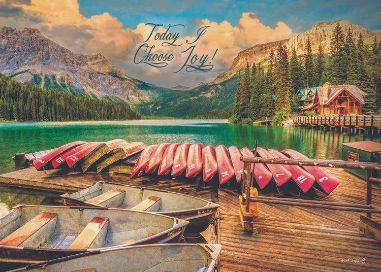DISC1000 PC - 442 - PUZZLE - EMERALD LAKE CANOES
