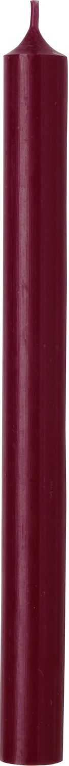 K132512 - 10" DINNER CANDLE - RED PLUM