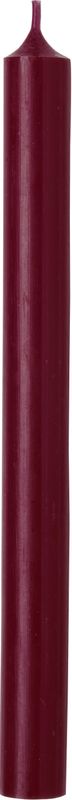K132512 - 10" DINNER CANDLE - RED PLUM