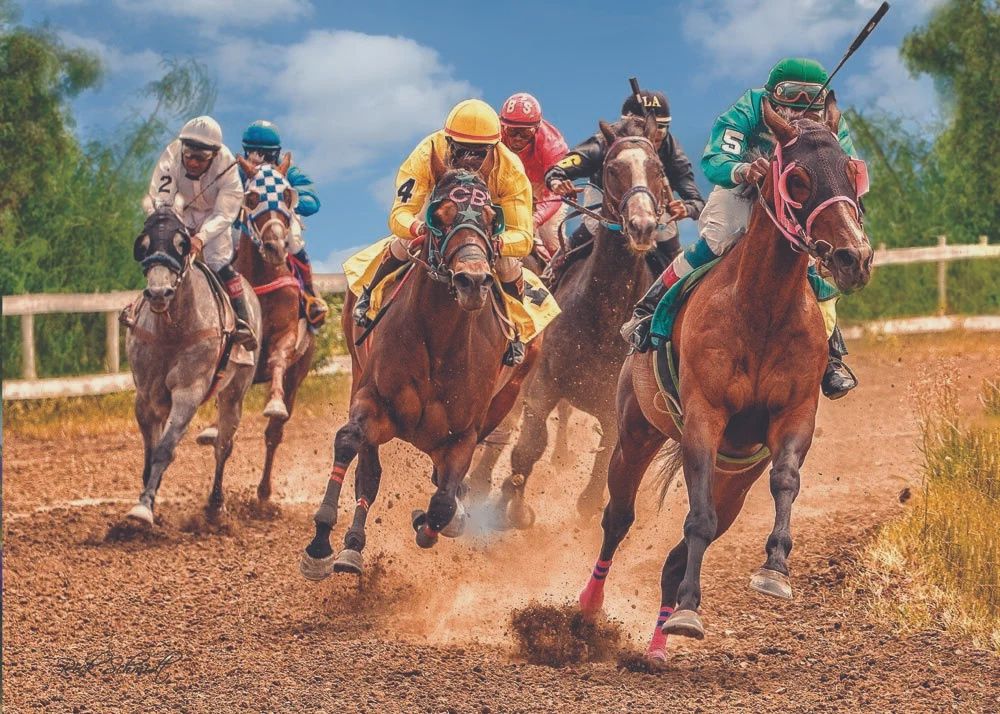 DISC1000 PC - 441 - PUZZLE - VINTAGE HORSE RACING