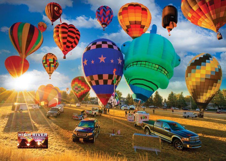 DISC1000 PC - 450 - PUZZLE - BALLOON FESTIVAL / HIGH RIVER, ALBERTA