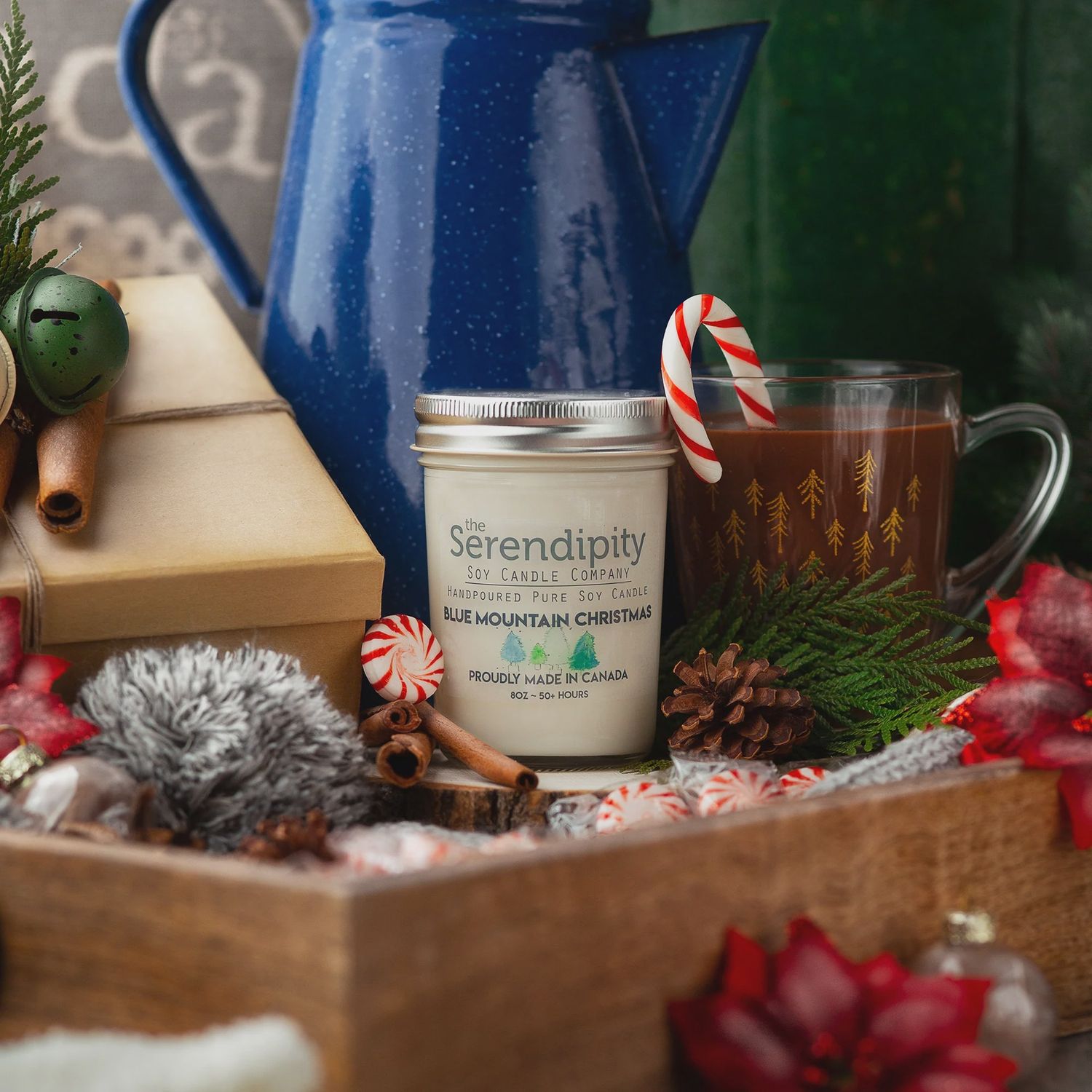 16OZ BLUE MOUNTAIN CHRISTMAS