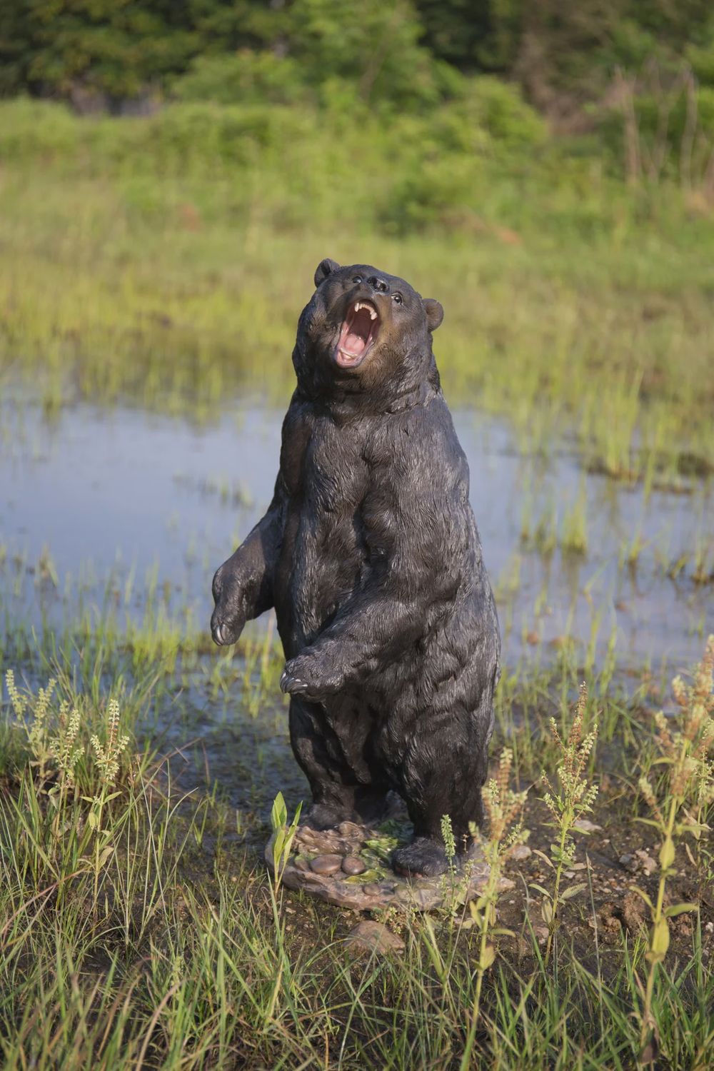 87714 - BEAR STANDING GROWLING / 26.5" H