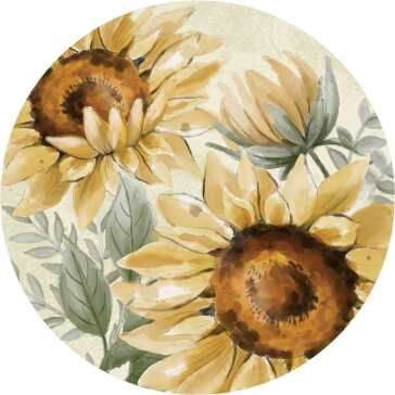 CC78114 - COASTER CAR - SUNFLOWERS