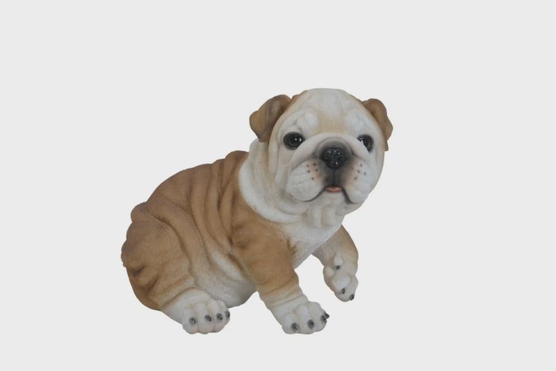 87943 - BULLDOG PUPPY / 10" H