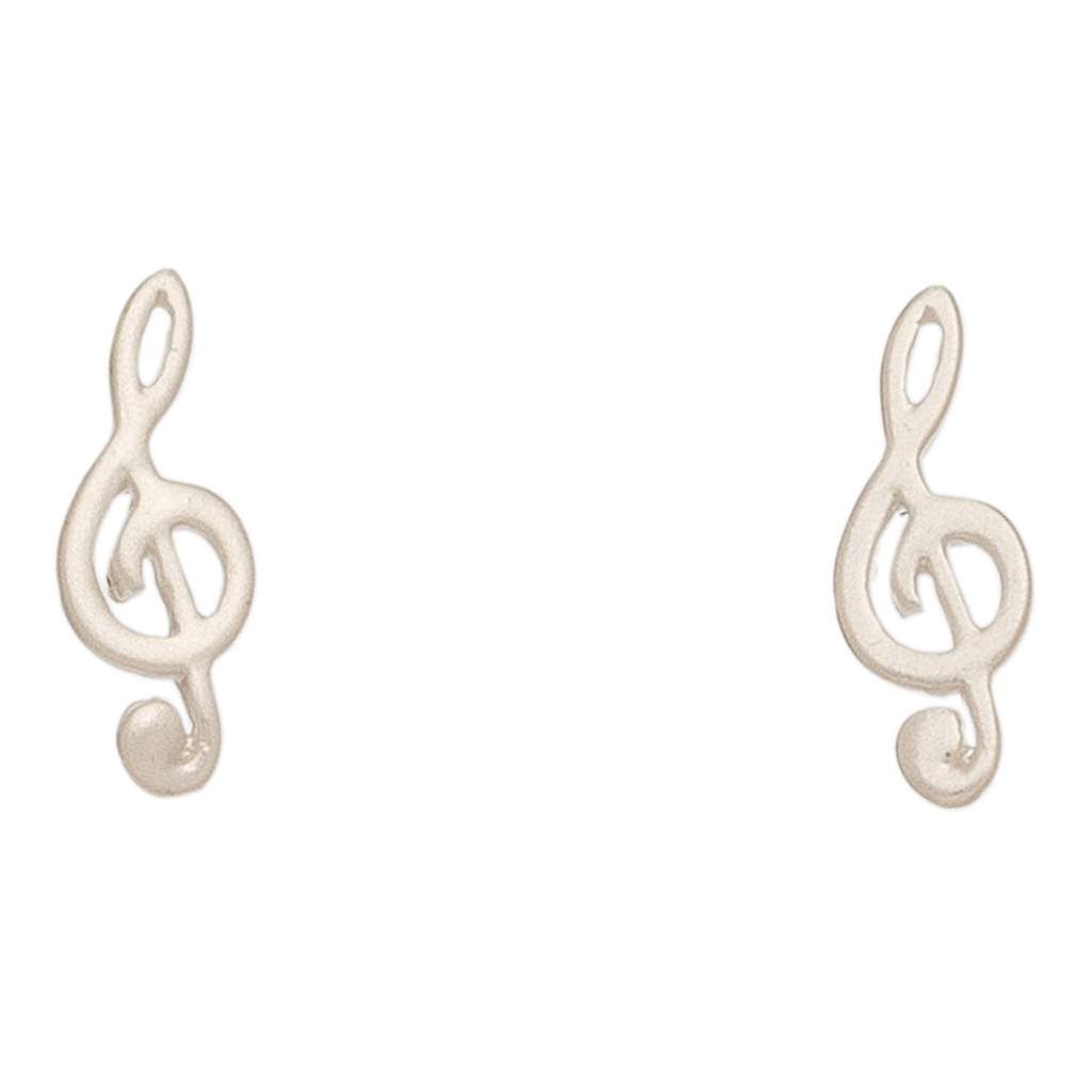 HW42350-76 - EARRING STUD BUD TREBLE SILVER