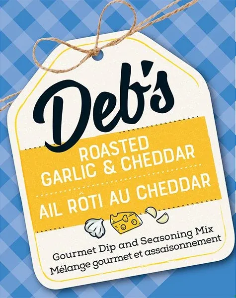 DEB-RGC - DEB'S DIPS - ROASTED GARLIC + CHEDDAR