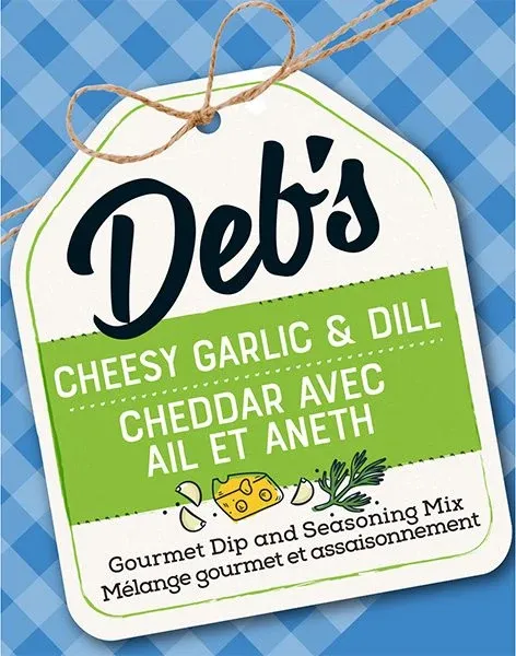 DEB-CGD - DEB'S DIPS - CHEESY GARLIC AND DILL