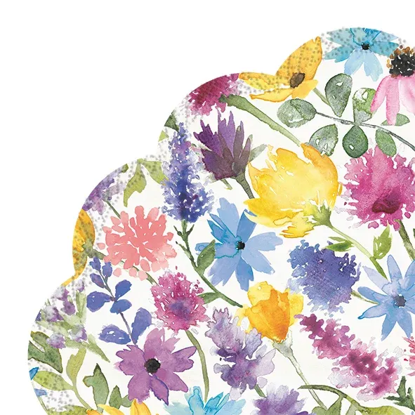 R948160 - RHONDO NAPKIN - SUMMER FLORAL