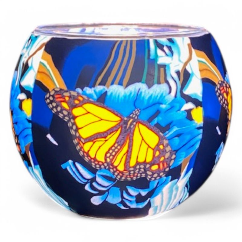 165015 - BENAYA LIGHT GLASS - MONARCH BUTTERFLY