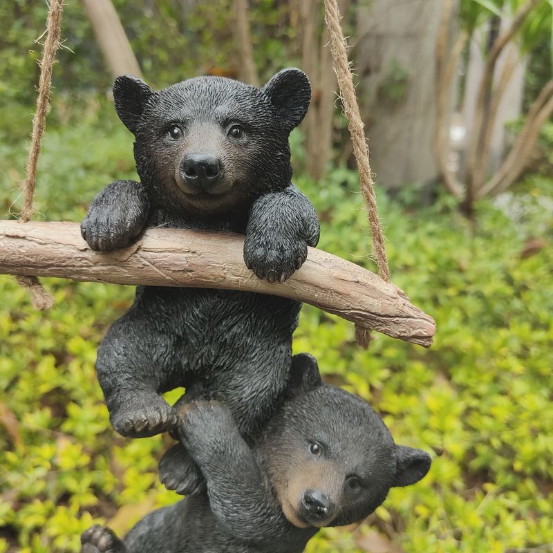 87957-N - TWO BEAR CUBS HANGING