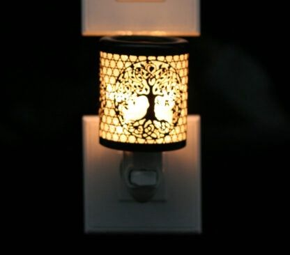 NL2313 - NIGHT LIGHT - BLACK TREE OF LIFE / 4" H