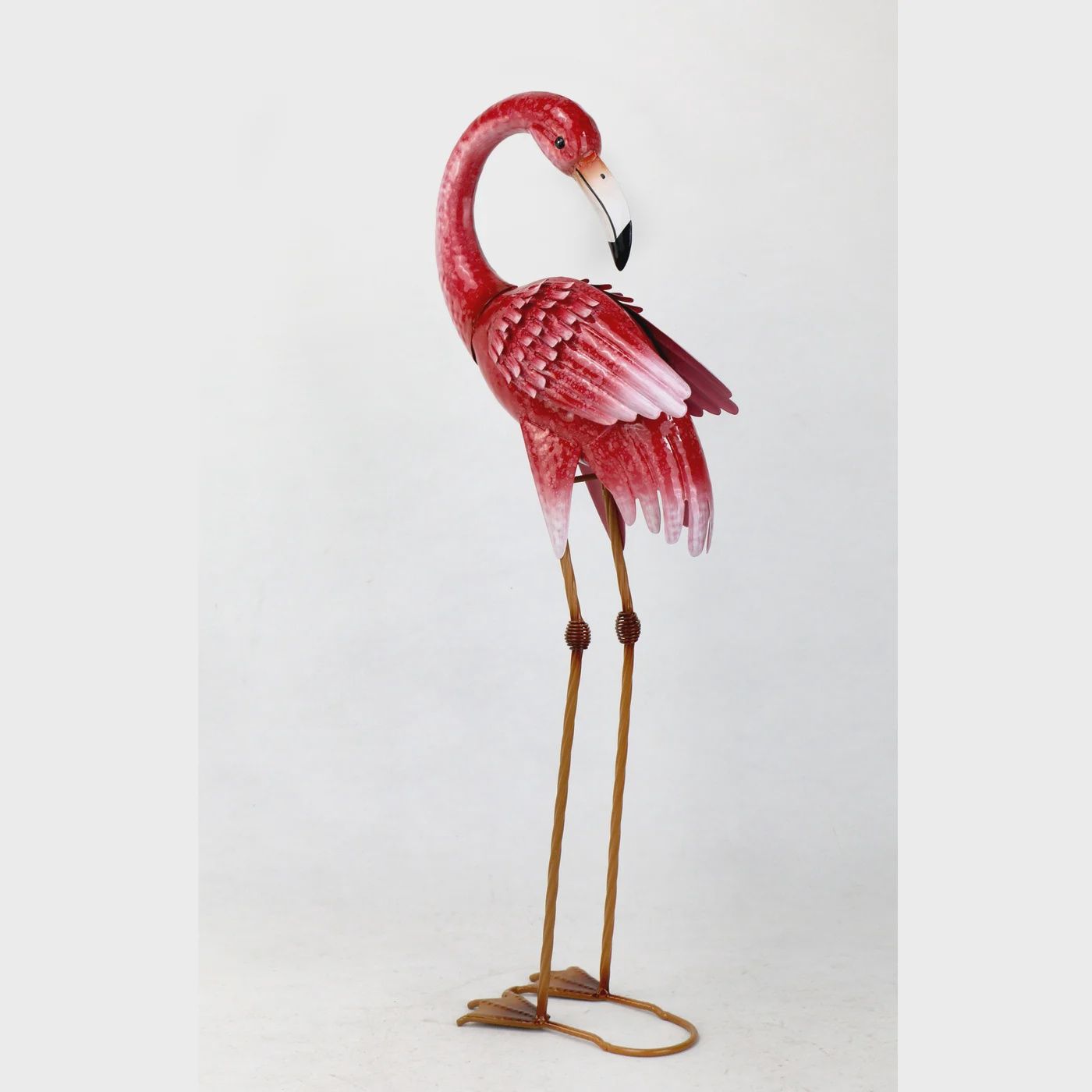 GG9574 - METAL FLAMINGO / 26" H