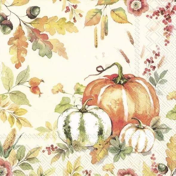 LUNCHEON NAPKIN - PUMPKIN LOVE