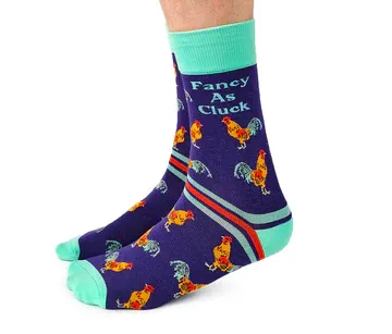 1349 - MEN'S SOCKS - FANCY AS CLUCK