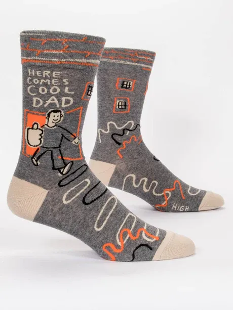 SW857 - MEN'S SOCKS - HERE COMES COOL DAD