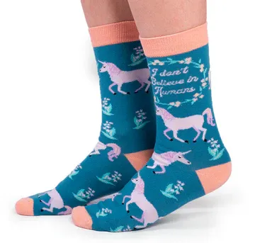 2209 - WOMEN'S SOCKS - UNICORN UTOPIA