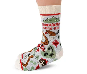 2742 - WOMEN'S SOCKS - CANADIAN CUTE