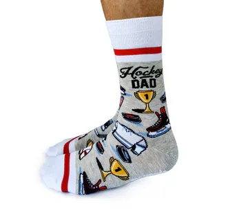 1424 - MEN'S SOCKS - HOCKEY DAD