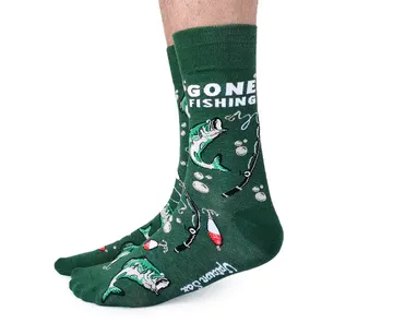 1318 - MEN'S SOCKS - GONE FISHING