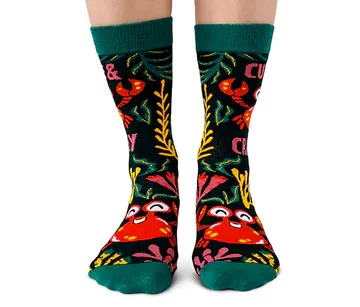X2759 - WOMEN'S SOCKS - CUTE AND CRABBY