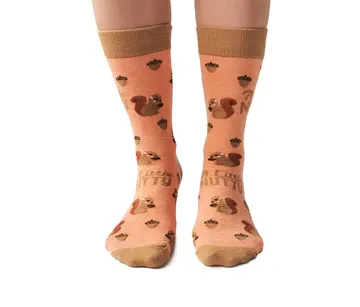 2261 - WOMEN'S SOCKS - A LITTLE NUTTY