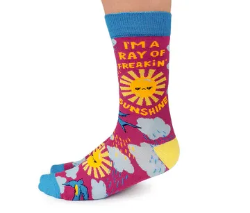 2377 - WOMEN'S SOCKS - RAY OF SUNSHINE