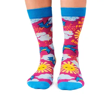 2377 - WOMEN'S SOCKS - RAY OF SUNSHINE