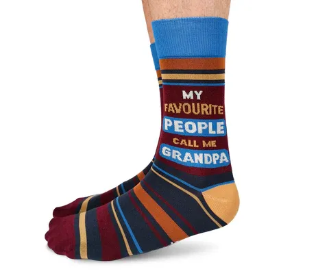 1806 - MEN'S SOCKS - FAVOURITE GRANDPA SOCKS
