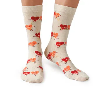 1561 - WOMEN'S SOCKS - TANDEM HEARTS/FOR HER
