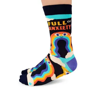 2681 - WOMEN'S SOCKS - ANXIETY