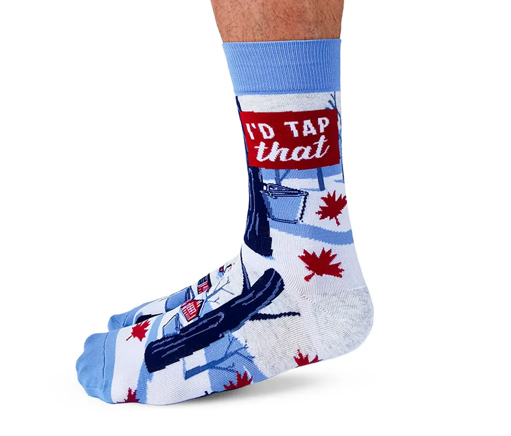 1677 - MEN'S SOCKS - CANADIAN MAPLE