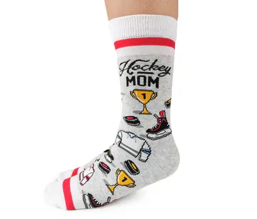2438 - WOMEN'S SOCKS - HOCKEY MOM